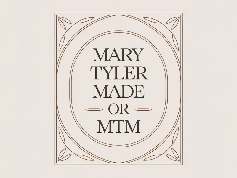 Mary Tyler Made or MTM (open to full name or just letters) logo design by King