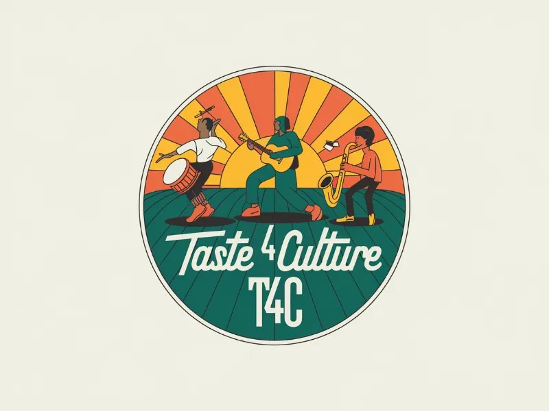 Taste 4 Culture logo design by Octavino Arianto