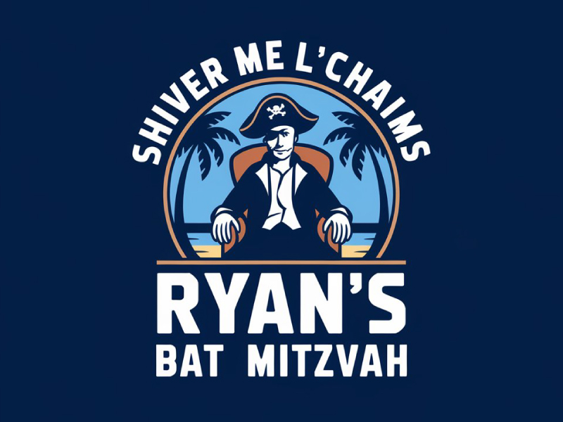 It’ My World - Ryan’s Bat Mitzvah logo design by BrightARTS