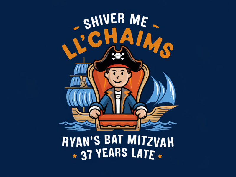 It’ My World - Ryan’s Bat Mitzvah logo design by BrightARTS