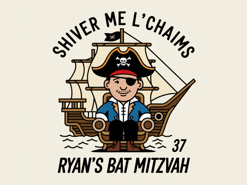 It’ My World - Ryan’s Bat Mitzvah logo design by BrightARTS