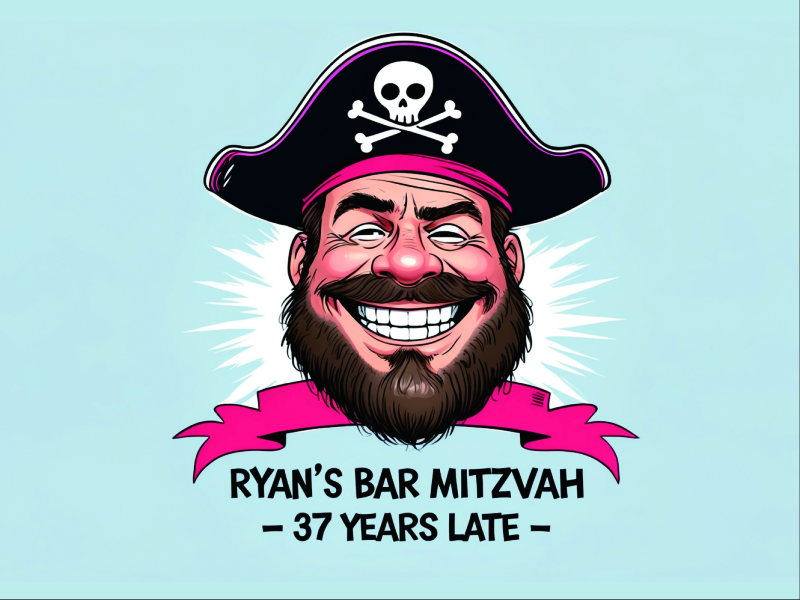 It’ My World - Ryan’s Bat Mitzvah logo design by rahimtampubolon