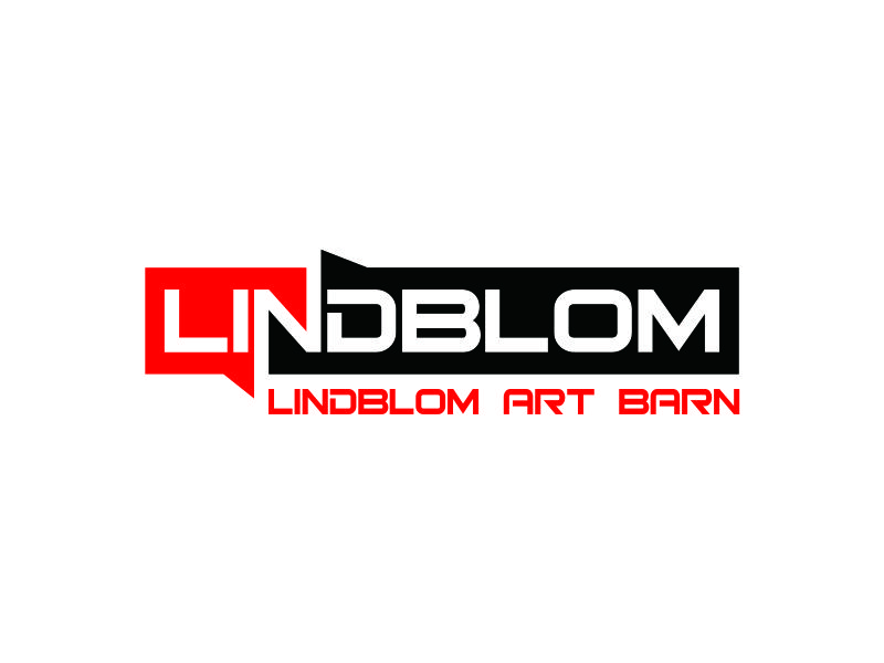 LINDBLOM.  Lindblom Art Barn logo design by azizah