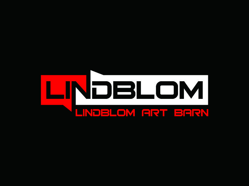 LINDBLOM.  Lindblom Art Barn logo design by azizah