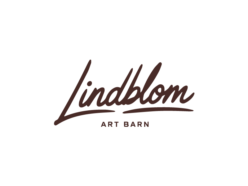 LINDBLOM.  Lindblom Art Barn logo design by Sami Ur Rab