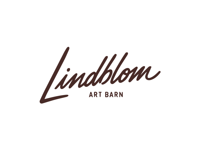 LINDBLOM.  Lindblom Art Barn logo design by Sami Ur Rab