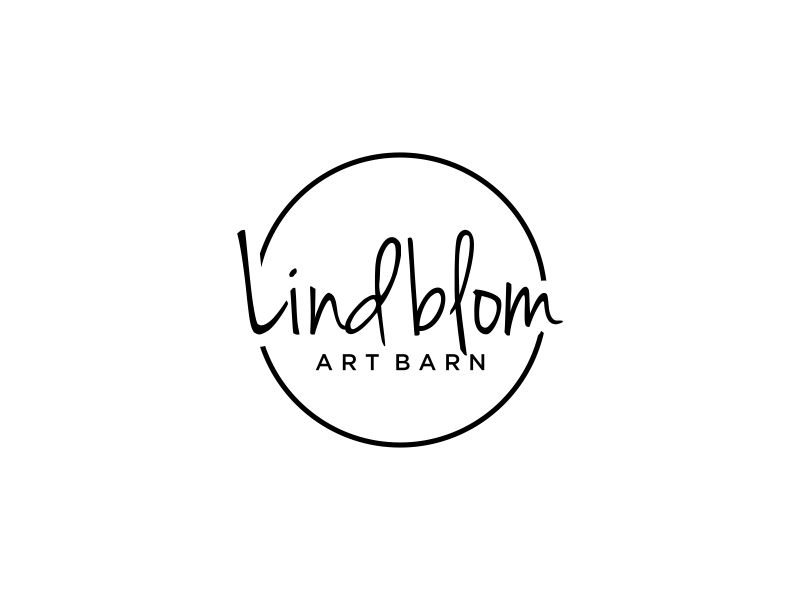 LINDBLOM.  Lindblom Art Barn logo design by sodimejo