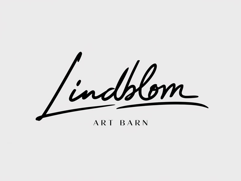 LINDBLOM.  Lindblom Art Barn logo design by navneet