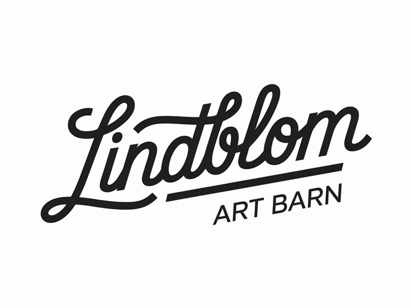 LINDBLOM.  Lindblom Art Barn logo design by navneet