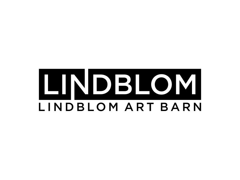 LINDBLOM.  Lindblom Art Barn logo design by puthreeone