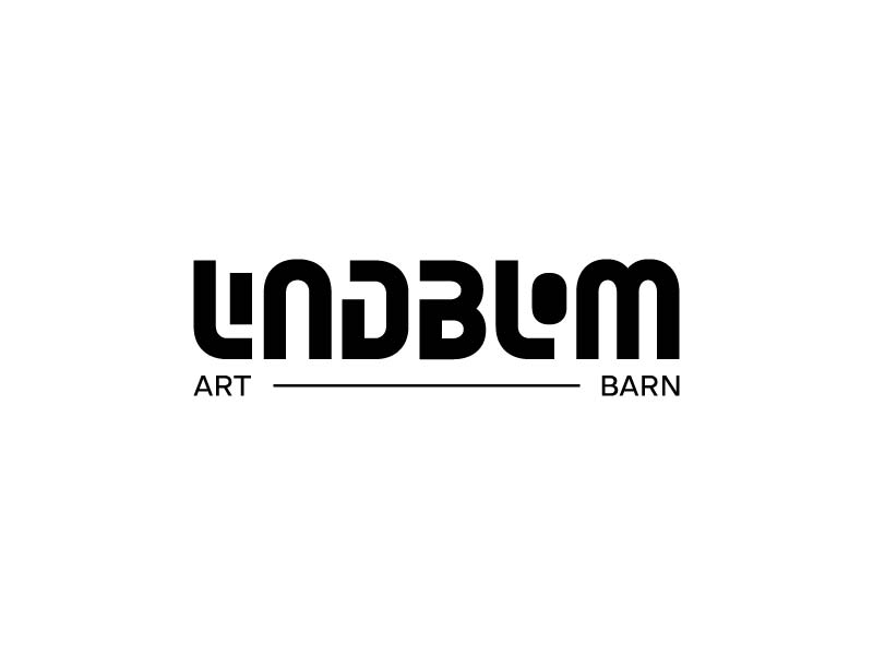 LINDBLOM.  Lindblom Art Barn logo design by jafar