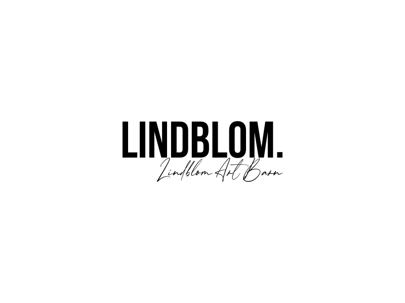 LINDBLOM.  Lindblom Art Barn logo design by artery