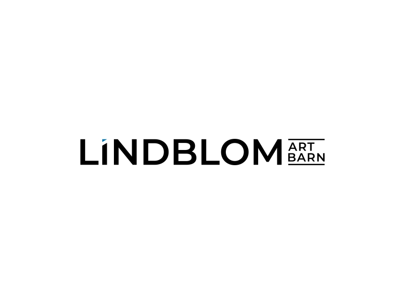 LINDBLOM.  Lindblom Art Barn logo design by artery