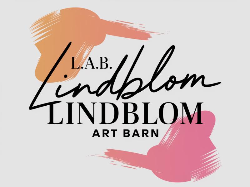 LINDBLOM.  Lindblom Art Barn logo design by Octavino Arianto