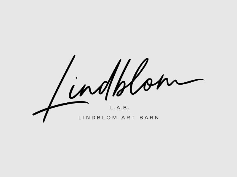LINDBLOM.  Lindblom Art Barn logo design by Octavino Arianto