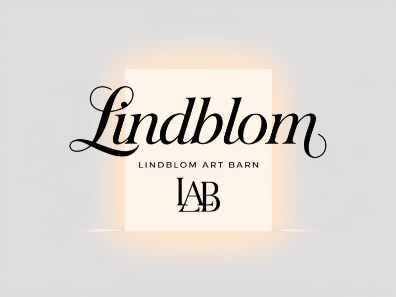 LINDBLOM.  Lindblom Art Barn logo design by Octavino Arianto