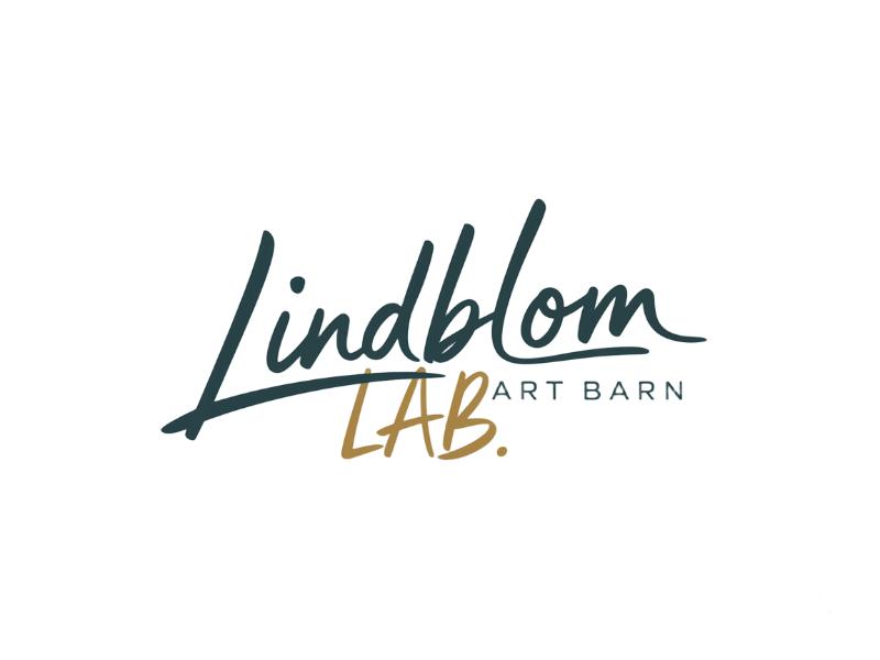 LINDBLOM.  Lindblom Art Barn logo design by Octavino Arianto