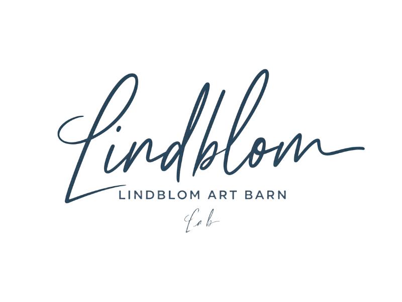 LINDBLOM.  Lindblom Art Barn logo design by Octavino Arianto