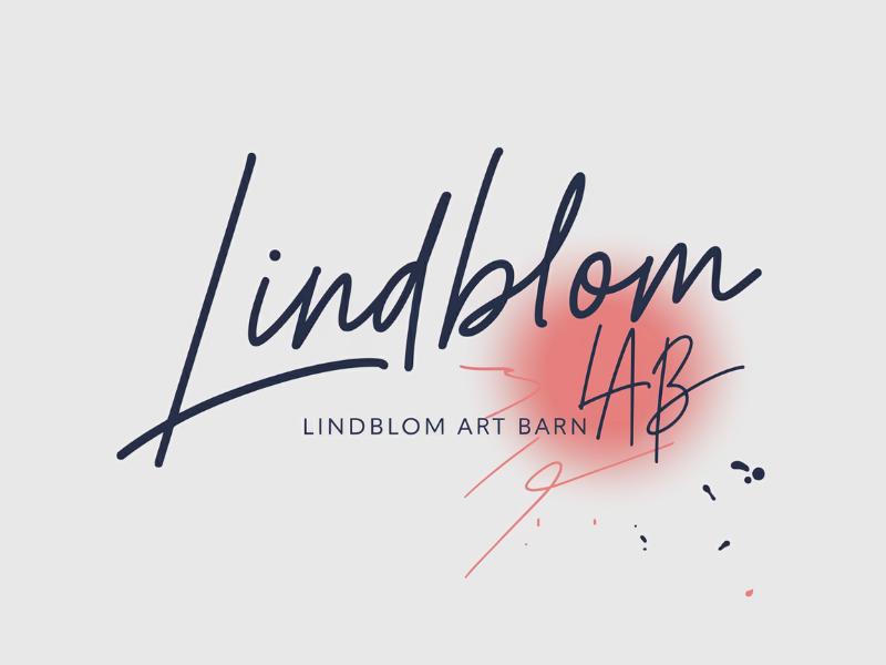 LINDBLOM.  Lindblom Art Barn logo design by Octavino Arianto