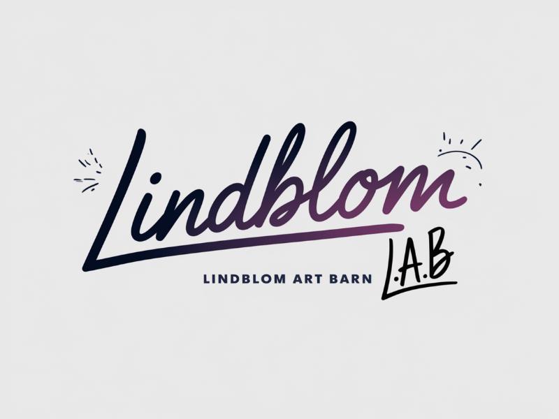 LINDBLOM.  Lindblom Art Barn logo design by Octavino Arianto