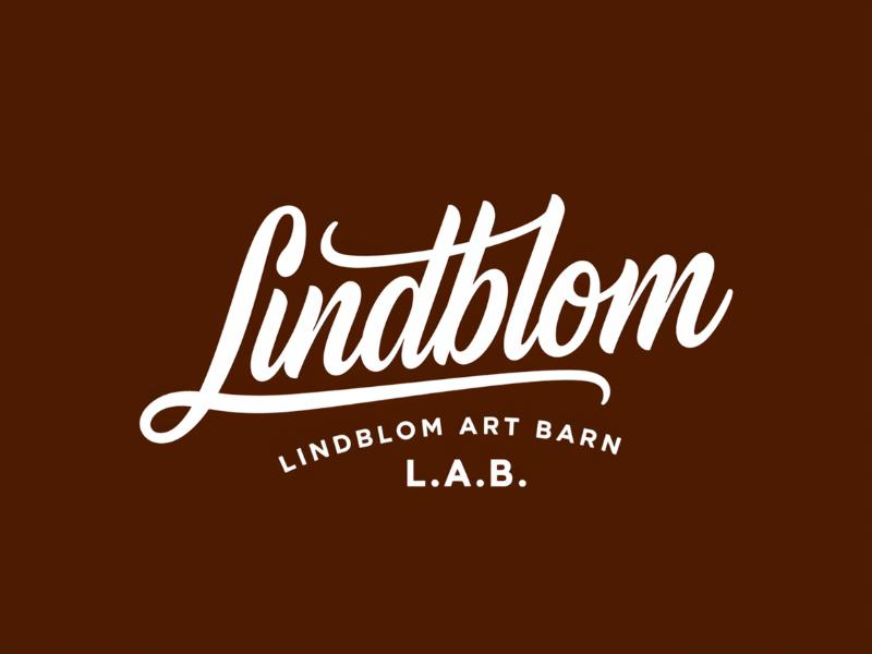 LINDBLOM.  Lindblom Art Barn logo design by Octavino Arianto