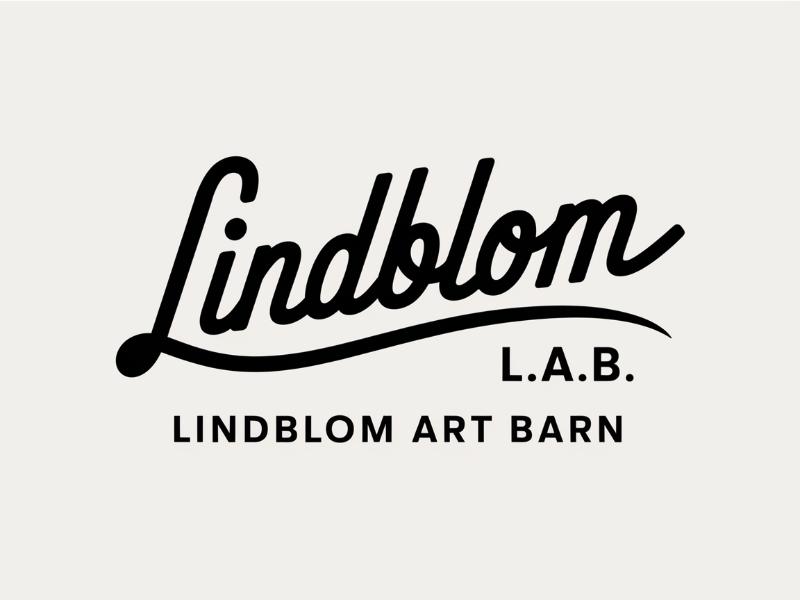 LINDBLOM.  Lindblom Art Barn logo design by Octavino Arianto