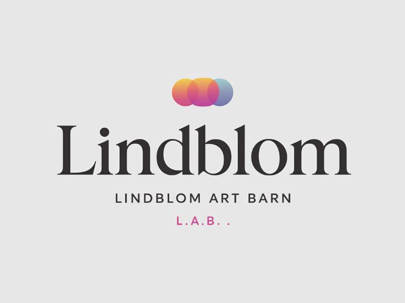 LINDBLOM.  Lindblom Art Barn logo design by Octavino Arianto