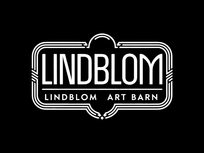 LINDBLOM.  Lindblom Art Barn logo design by salim