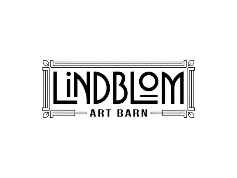 LINDBLOM.  Lindblom Art Barn logo design by salim