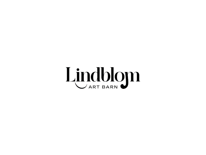 LINDBLOM.  Lindblom Art Barn logo design by iffikhan