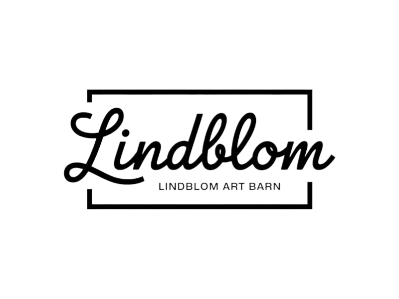 LINDBLOM.  Lindblom Art Barn logo design by Nai
