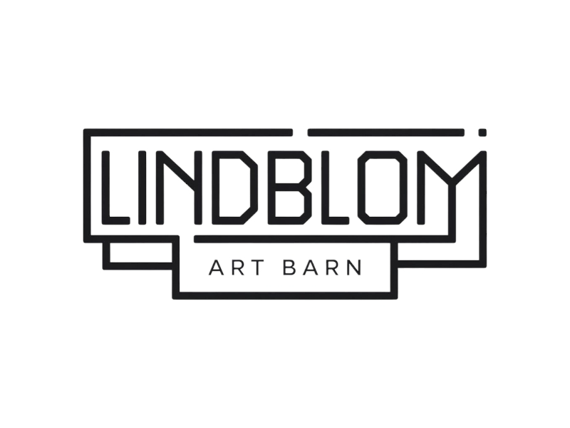 LINDBLOM.  Lindblom Art Barn logo design by Nai