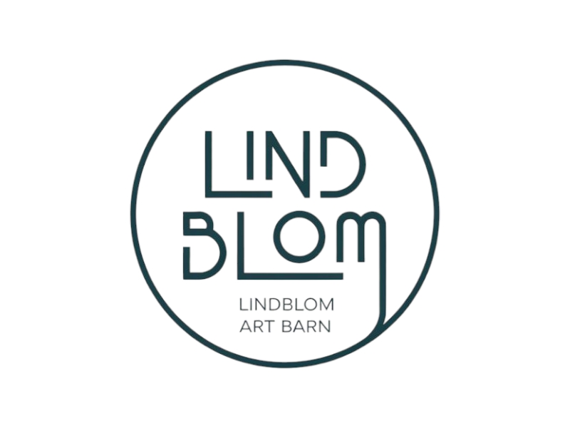 LINDBLOM.  Lindblom Art Barn logo design by Nai