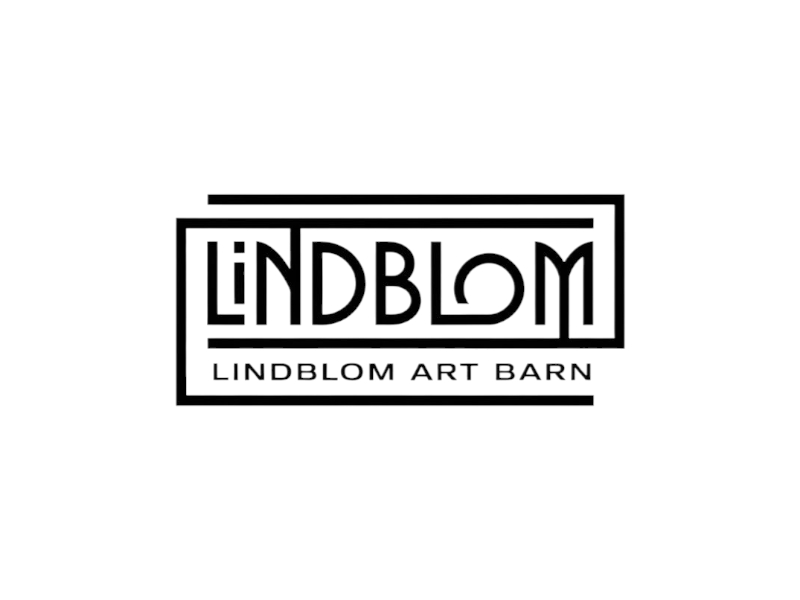 LINDBLOM.  Lindblom Art Barn logo design by Nai