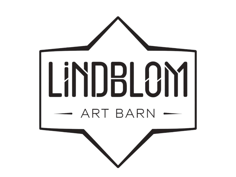 LINDBLOM.  Lindblom Art Barn logo design by Nai