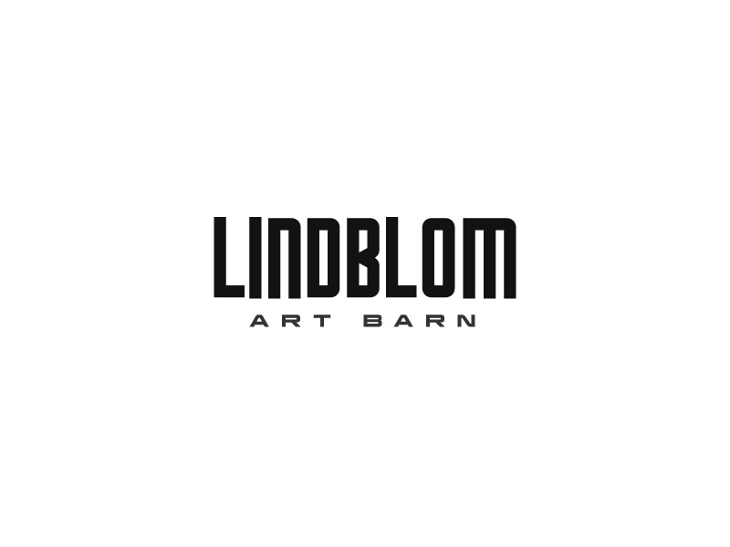 LINDBLOM.  Lindblom Art Barn logo design by henthoiba
