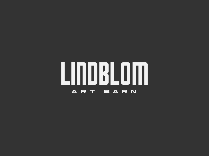 LINDBLOM.  Lindblom Art Barn logo design by henthoiba