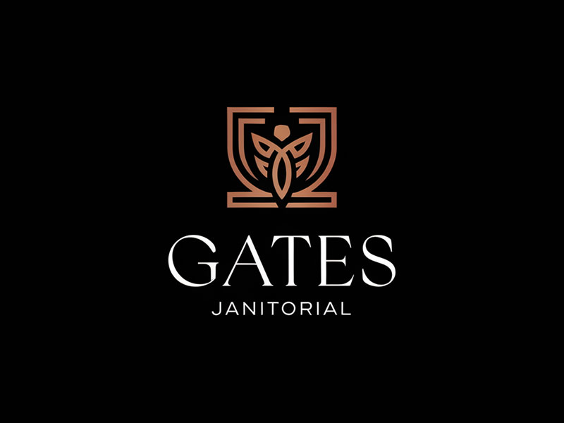 Gates Janitorial logo design by IamSoya