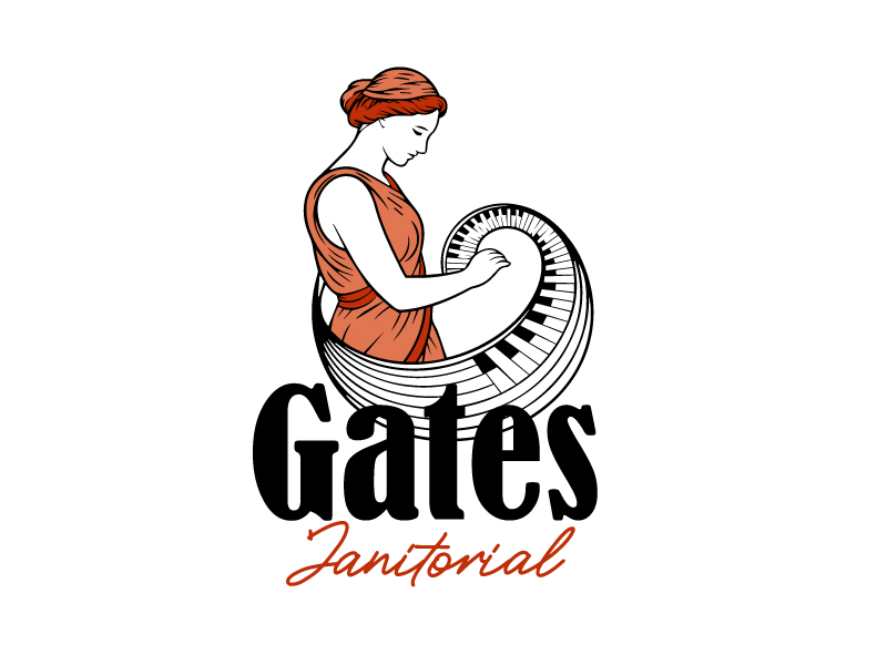 Gates Janitorial logo design by tec343