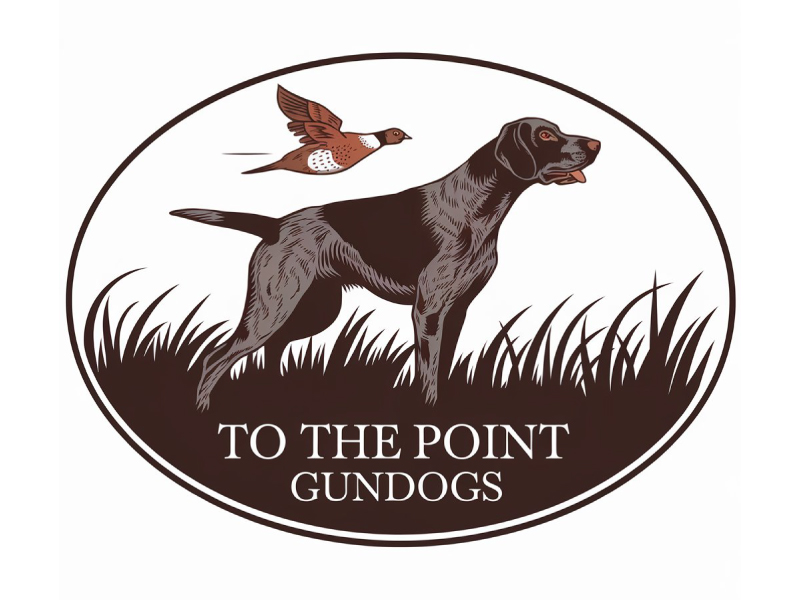 To The Point Gundogs logo design by BrightARTS