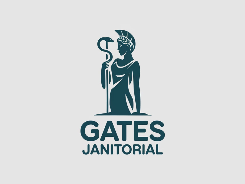 Gates Janitorial logo design by pixalrahul
