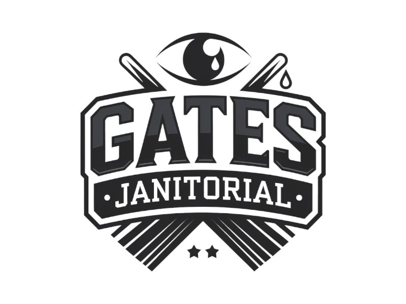 Gates Janitorial logo design by Nai