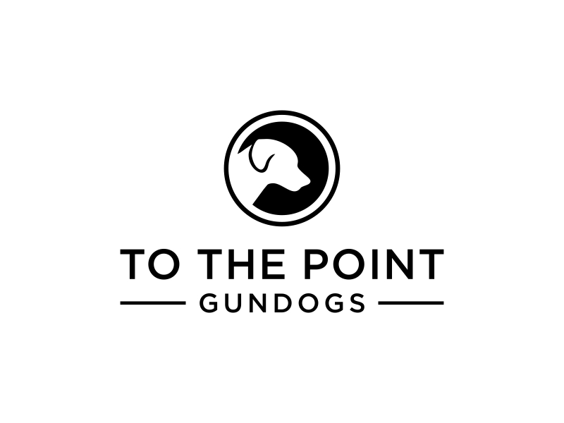 To The Point Gundogs logo design by ragnar