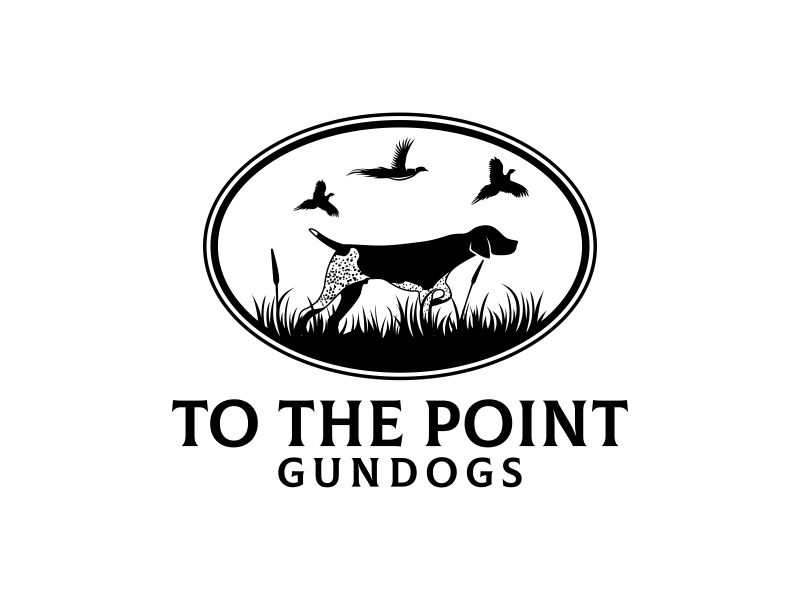 To The Point Gundogs logo design by almaula