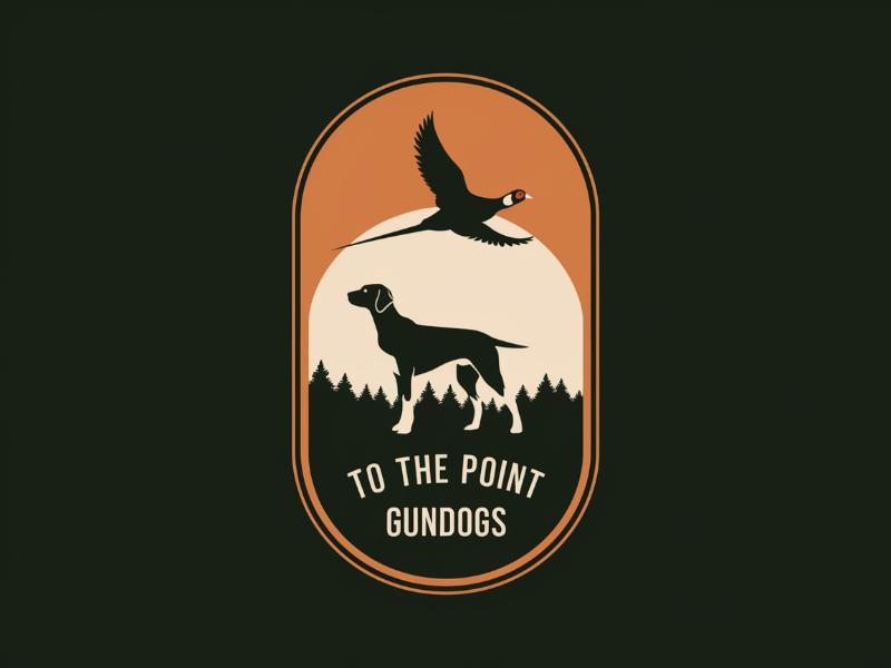 To The Point Gundogs logo design by maya