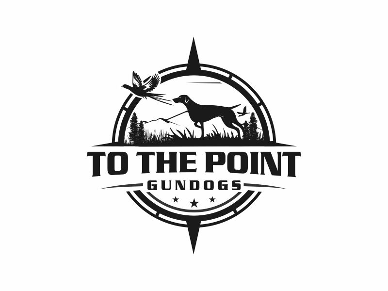 To The Point Gundogs logo design by ian69