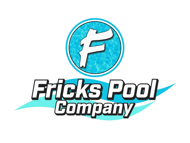 Fricks Pool Company logo design by Tira_zaidan