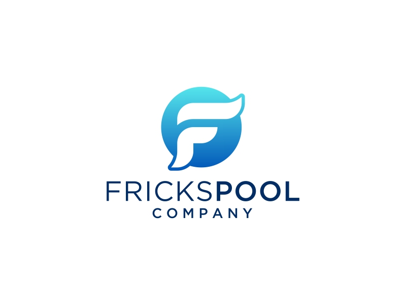 Fricks Pool Company logo design by Ariza Mauliza