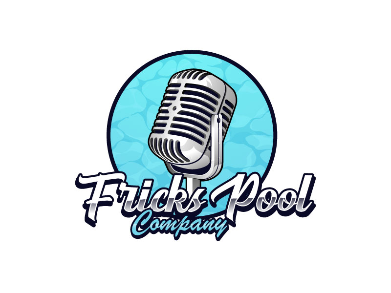 Fricks Pool Company logo design by Mr uink