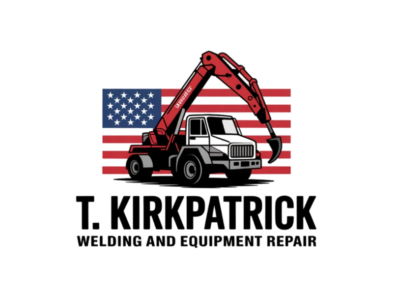 T. Kirkpatrick welding and equipment repair logo design by Marena